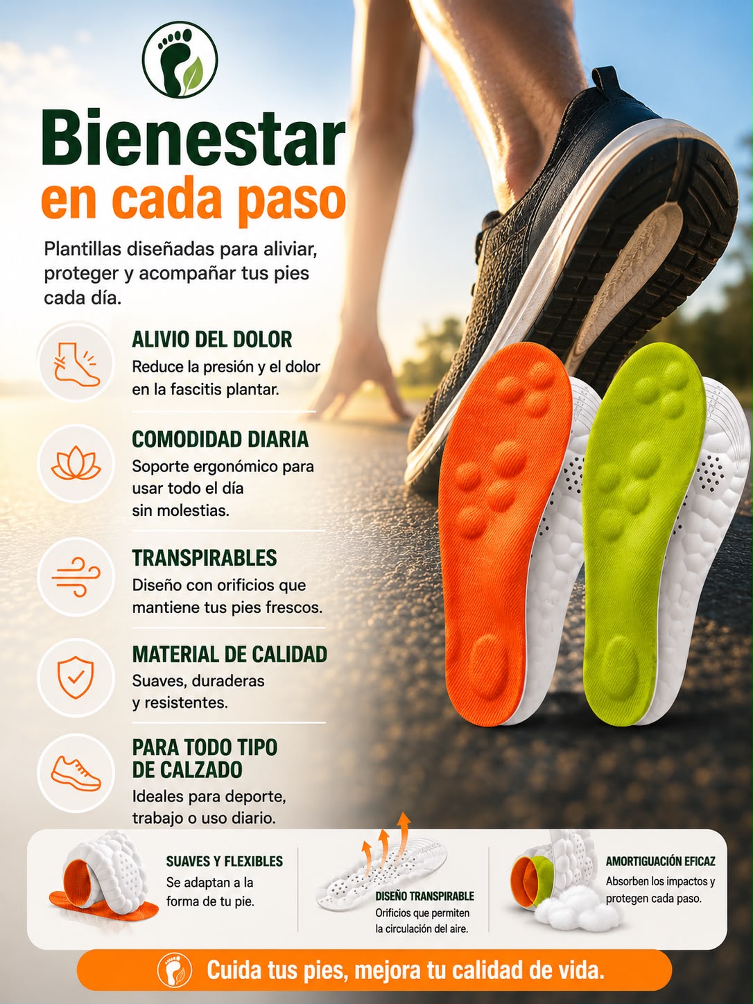 Plantillas Ortopédicas Orthelis®